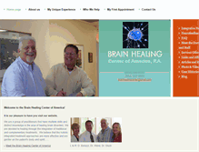 Tablet Screenshot of brainhealingcenter.com
